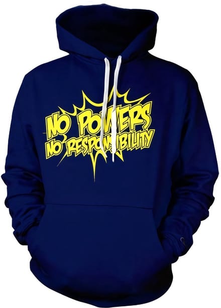 Hybris No Powers No Responsibility Hoodie SH-3-15432-H27-1