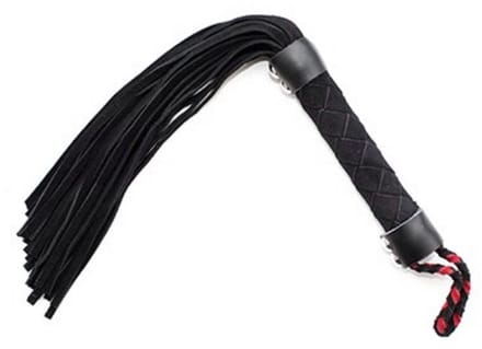 Smart Moves - Leather Flogger 38 cm black