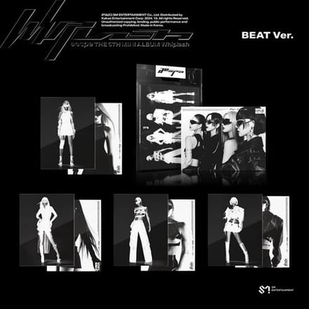 Selecteer POB BEAT Versie AESPA 5e Mini Album Whiplash No POB Random gray