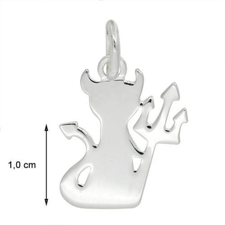 Blinx Jewels Zilveren Hanger Duiveltje