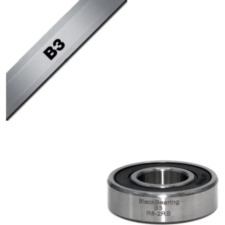 Lager Black Bearing B3 - R8-2RS - 12,7 x 28,58 x 7,94 mm