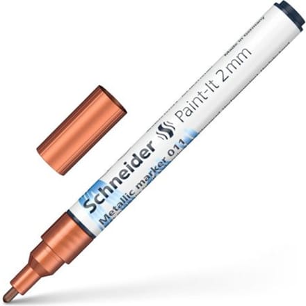 Schneider metallic marker - Paint-It 011 - 2mm - koper metallic - S-ML01101102