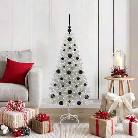 vidaXL - Kerstboom - Zilver - 120 - cm - PET