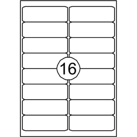 Etiket Quantore 99.1x33.9mm 1600 stuks
