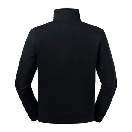 Russell Heren Authentieke Kwartier Ritssweatshirt (Zwart)