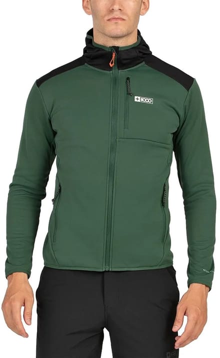 +8000 Mesi Fleece Met Volledige Rits Groen L Man