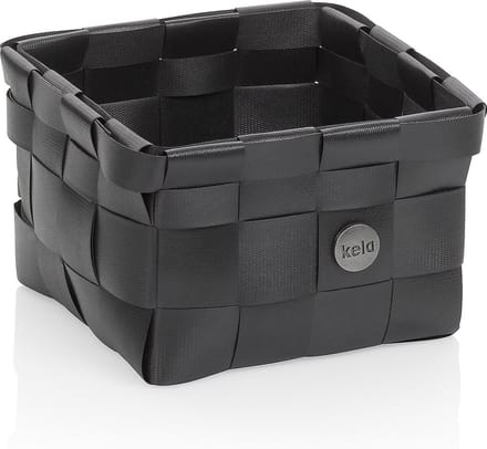 Kela Badkamer - Neo Mand 15x15x10 cm - Polypropyleen - Zwart