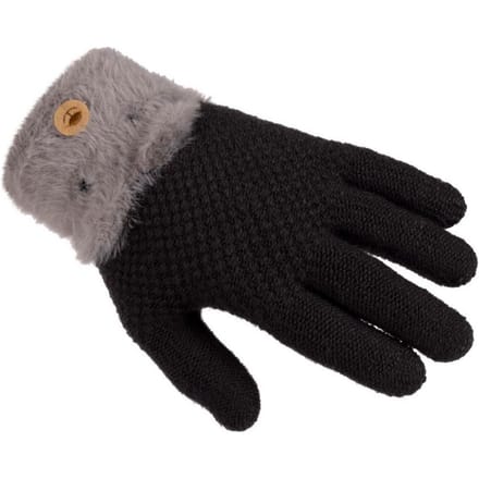 Trespass Gebreide Lunark Handschoenen voor Kinderen/Kinderen (Donkergrijs)