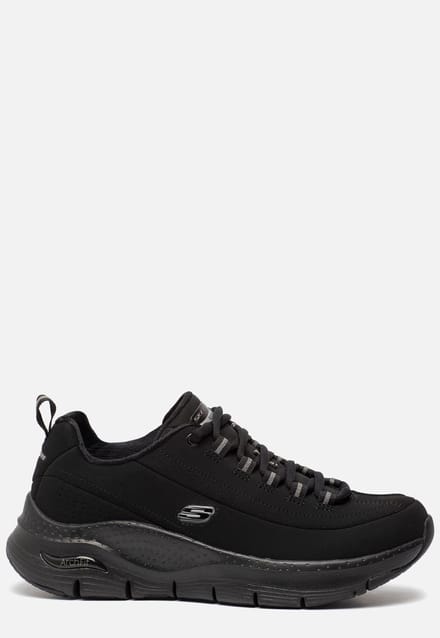 Skechers Arch Fit - Metro Skyline - Dames Sneakers - Zwart