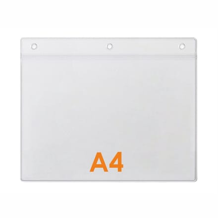 10 stuks - A4 Prijskaarthoesje / Meubelkaarthoes / Kaarthouder / Badgehouder - Type PHS-A4-Liggend