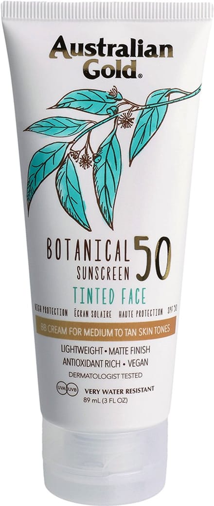 Australian Gold Botanical SPF 50 Tinted Face Medium - 88ml - zonnebrandcrème