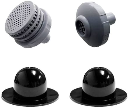 VHV - Zwembad Aansluitset - 32 mm slangkoppeling set - Kunststof aansluiting voor zwembadslang