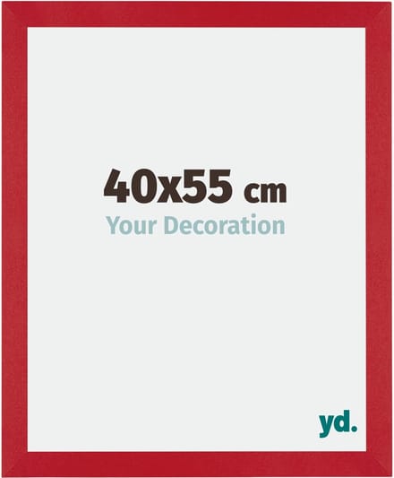 Your Decoration - Fotolijst 40x55 cm - MDF - Rood - Mura