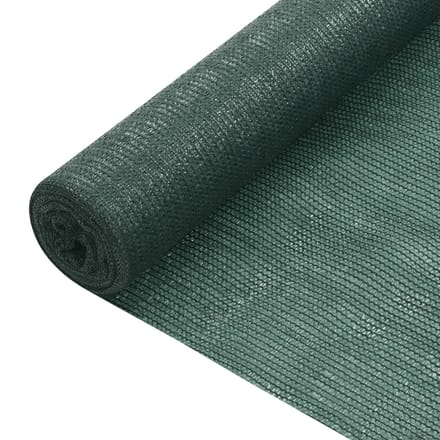 vidaXL - Privacynet - 75 - g/m² - 3,6x25 - m - HDPE - groen