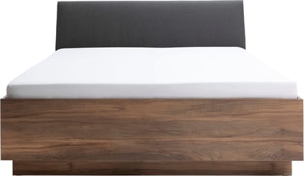 B Bright Bed Infinito - 160 x 200 cm - nocce brera/grey