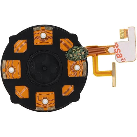 Koptelefoonaansluiting Clickwheel Selecteerknop Flexkabel voor iPod Video 5e 5.5 Gen Zwart