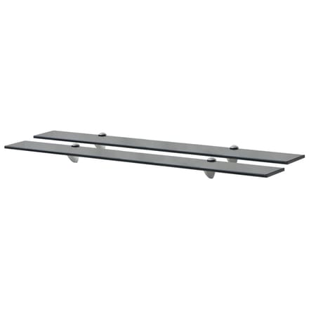 vidaXL - Schappen - zwevend - 2 - st - 90x10 - cm - 8 - mm - glas