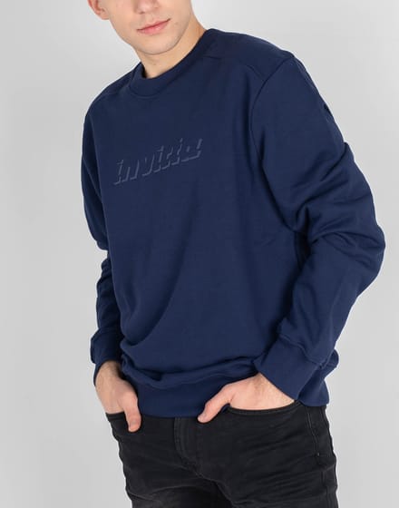 Invicta blouse C-Neck Mannen blauw