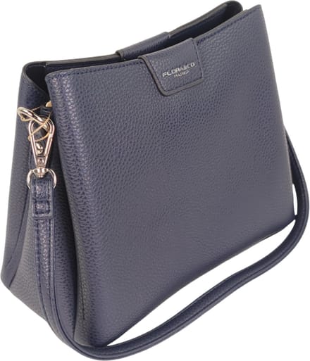 Flora&Co - Paris - Handtas/schoudertas - korte en lange riem - donkerblauw