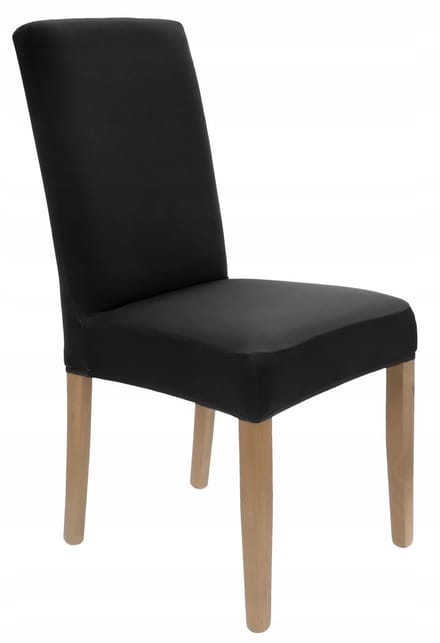 Ubieramy-meble - Elastische Stoelhoes - Zwart - Elegant - Universeel