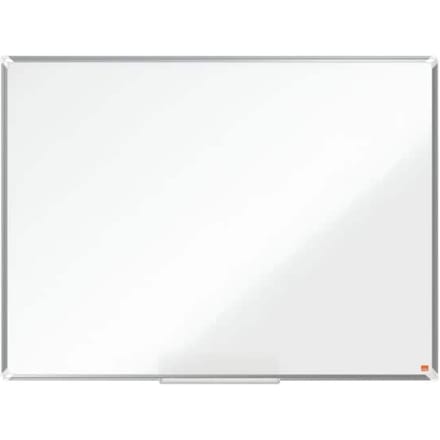 Nobo Premium Plus Magnetisch Whiteboard Staal - Met Pennengoot - Inclusief Whiteboard Marker - 1200x900mm