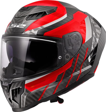 LS2 FF807 Dragon Trax Rood Integraalhelm - Maat XXXL - Helm