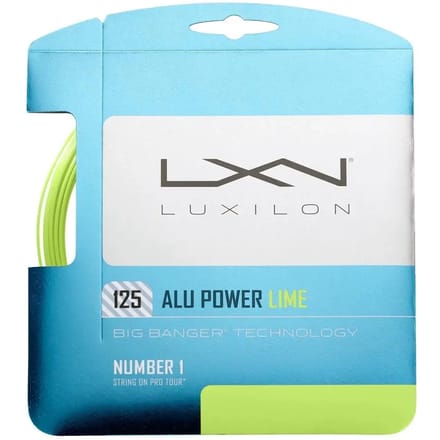 Luxilon Alu Power Set Snaren 12,2m-Limoen
