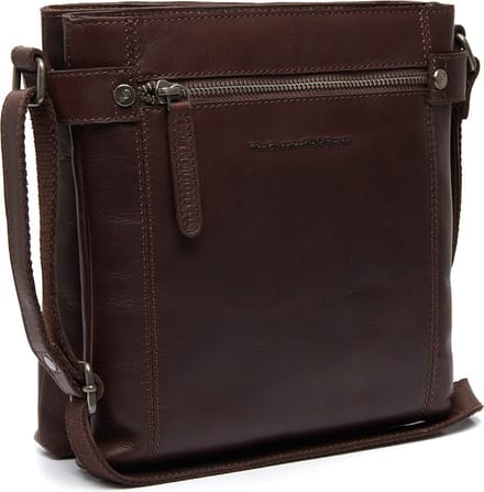 Chesterfield Brandis Waxed Pull Up Schoudertas - Bruin