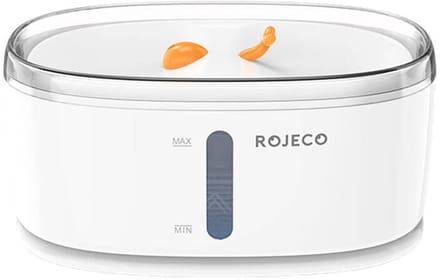 Rojeco Water Fountain for pets Wireless 2.5L