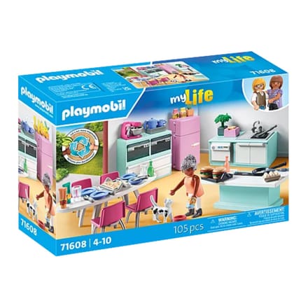 Keuken simulatiespel met een kookeiland Playmobil