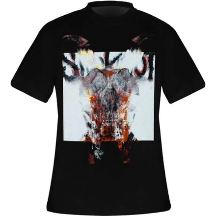 Slipknot - Devil Single Logo Blur Heren Tshirt - met rug print - S - Zwart