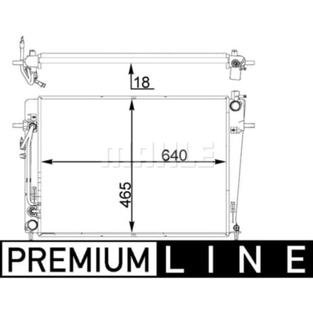 Radiator MAHLE CR 1406 000P