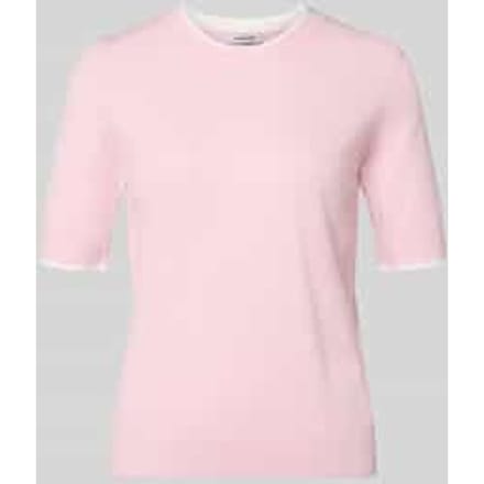 Regular fit gebreide pullover met ronde hals