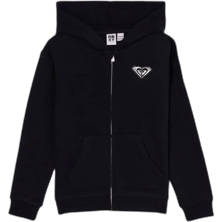 Roxy Surf Feeling Sweatshirt Met Rits Zwart 6 Years Meisje