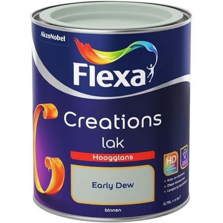 Flexa - Creations - Lak Hoogglans - Early Dew - 750 ml