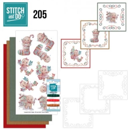 Stitch and Do 205 - Yvonne Creations - Christmas Scenery