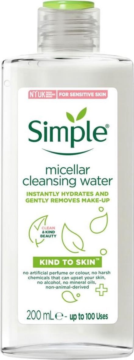 Simple Reinigingswater Micellair 200 ml