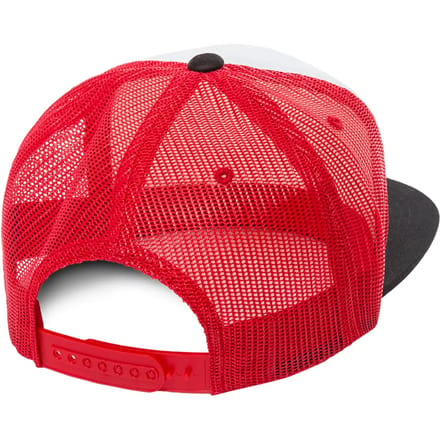 Flexfit - Foam Trucker with White Front blk/wht/red one size Pet - Zwart/Wit