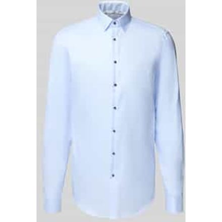 slim fit zakelijk overhemd met extra lange mouw