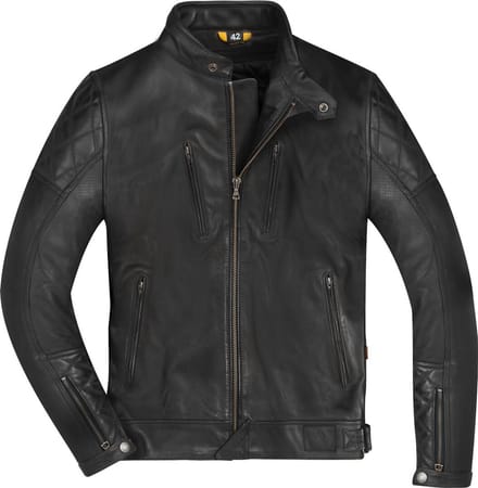 Merlin Wishaw D3O Zwart Leren Motorjas - Jas