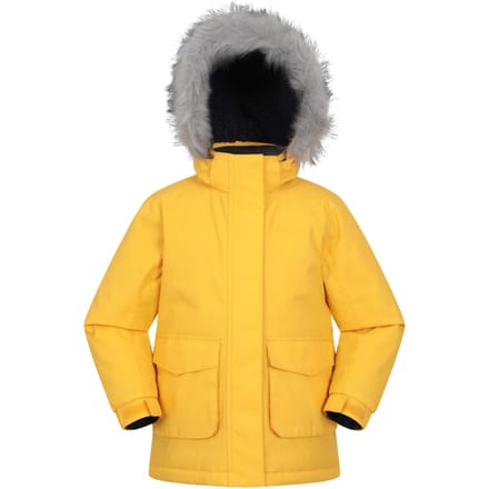 Mountain Warehouse Waterafstotend kinder/kinderjack met Ranger-logo (Mosterd)
