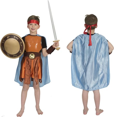 Verkleedkleding | Hercules | Maat 8 - 10Y | Kinderen | Jongens | Carnavalskleding