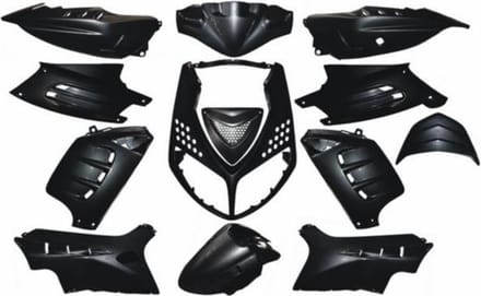 DMP Plaatwerkset Special Speedfight 2 - voorkap - 13-delig - zwart metallic