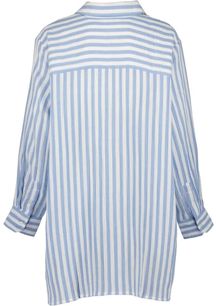 Blue Seven - Blouse 180335 blauw/wit streep LM - maat M