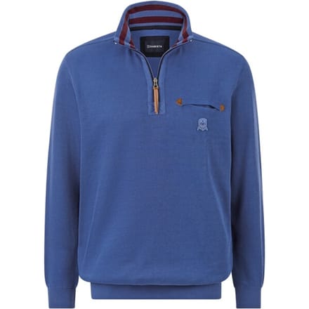 Babista herren Sweatshirt - 60/62 - koningsblauw - Plus Size