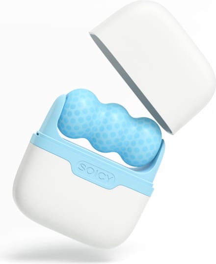 Soicy S30 - Ijsroller - 1 Stuk - Blauw - Dubbele Rollers - V-Figuur En W-Figuur