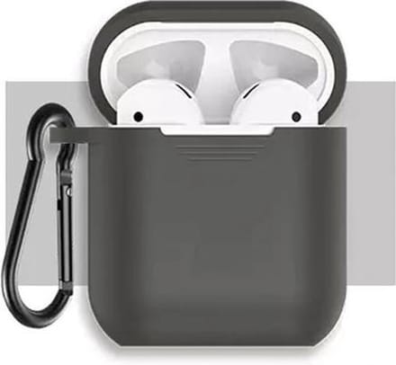 MIRO Donker grijze case geschikt voor AirPods type 1 & 2