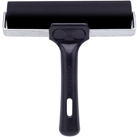ESSDEE - professionele inktroller (lino) met zwart handvat - 150mm