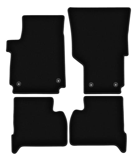 BASIC zwarte velours matten voor: Volkswagen Amarok pick-up (2010-)