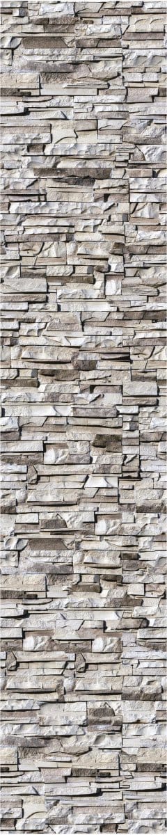 Voorgelijmd vliesbehang - STEENFACING - 1 rol van 300x60cm